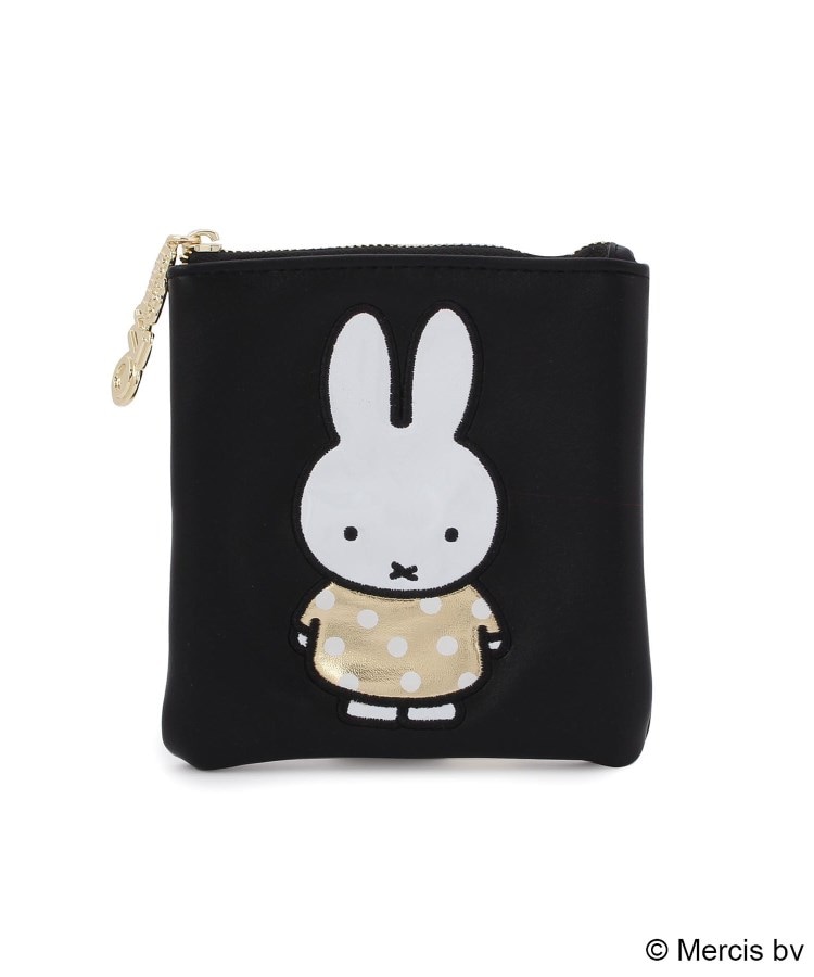 ワンズテラス(one'sterrace)のDick Bruna miffy スクエアポーチ ブラック(919)