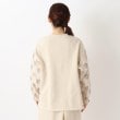 ワンズテラス(one'sterrace)の裏毛 ドットパターン袖プルオーバー3