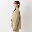 ワンズテラス(one'sterrace)の綿ストレッチ ノーカラージャケット2