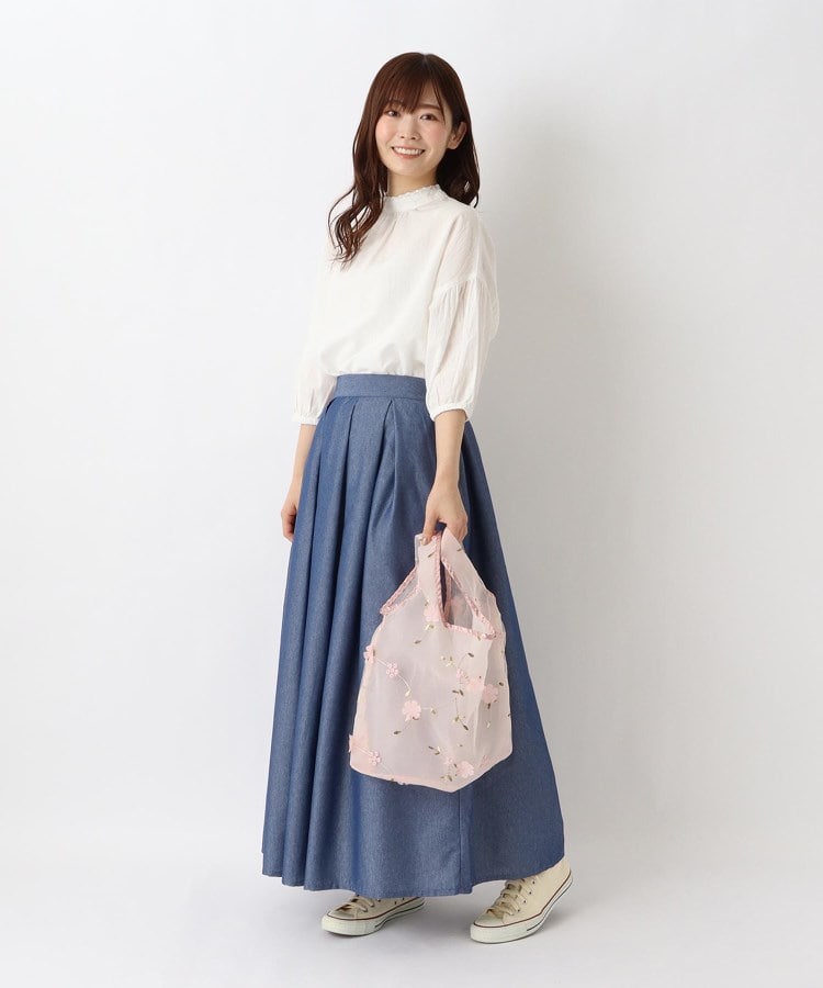 ワンズテラス(one'sterrace)のJOUET ジョエット チュールエコバッグ フラワー14
