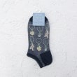 ワンズテラス(one'sterrace)の◆花瓶柄 アンクルソックス1