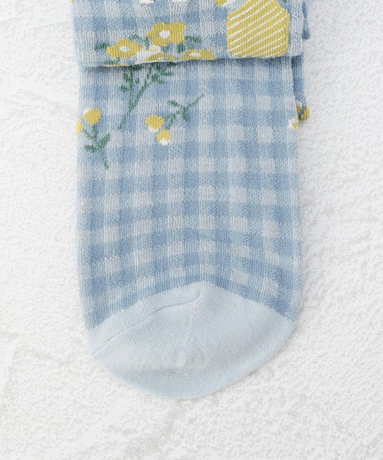 ワンズテラス(one'sterrace)の◆猫刺繍花瓶 クォーターソックス4