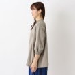 ワンズテラス(one'sterrace)のシャーリング 6分袖綿カットソープルオーバー2