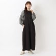 ワンズテラス(one'sterrace)のノースリーブ オールインワン ブラック(919)