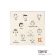 ワンズテラス(one'sterrace)の◆SNOOPY ミニタオル アイコン K オレンジ(970)