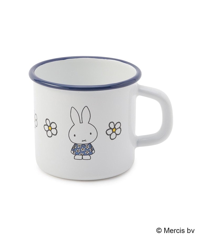 ワンズテラス(one'sterrace)の【数量限定】Dick Bruna miffy マグ 7cm ブルーフラワー ブルー(993)