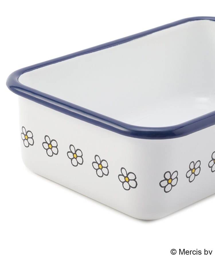ワンズテラス(one'sterrace)の【数量限定】Dick Bruna miffy 浅型角容器 M ブルーフラワー4