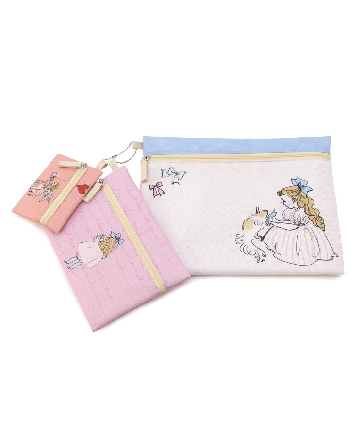 ワンズテラス(one'sterrace)の◆【先行販売】くらはしれい 3連ポーチ レッド(962)