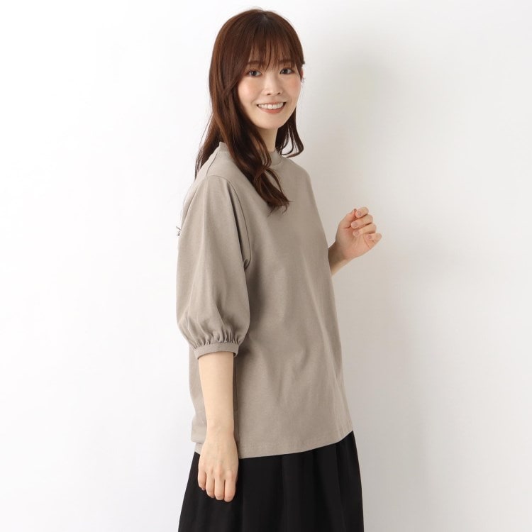 ワンズテラス(one'sterrace)の【リンネル7月号掲載】パフスリーブ 綿カットソープルオーバー カットソー