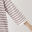 ワンズテラス(one'sterrace)のゆったり ラグラン7分袖 ボーダープルオーバー5