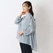 ワンズテラス(one'sterrace)のコットンワッシャーブラウス ブルー(993)