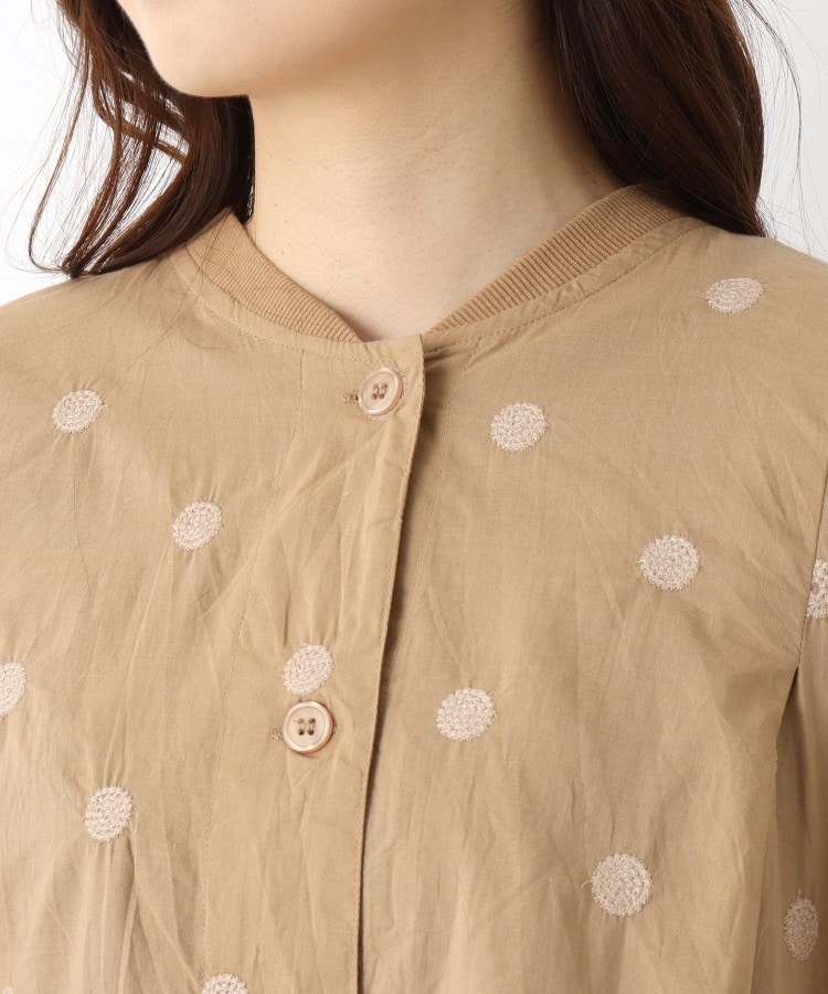 ワンズテラス(one'sterrace)のドット刺繍入り 5分袖ジャケット4