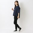 ワンズテラス(one'sterrace)のコットンWガーゼ ドット柄5分袖ブラウス12