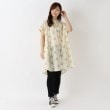 ワンズテラス(one'sterrace)の花柄PT フレンチスリーブワンピース10