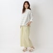 ワンズテラス(one'sterrace)の天竺 ボーダーUV加工 6分袖プルオーバー16