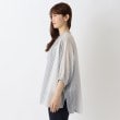 ワンズテラス(one'sterrace)のコットンガーゼ Mストライプ6分袖ブラウス2