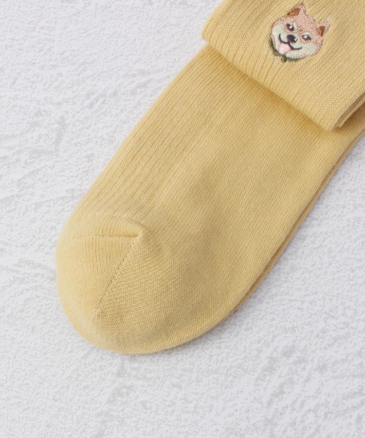 ワンズテラス(one'sterrace)の◆シバ犬刺繍 クォーターソックス4