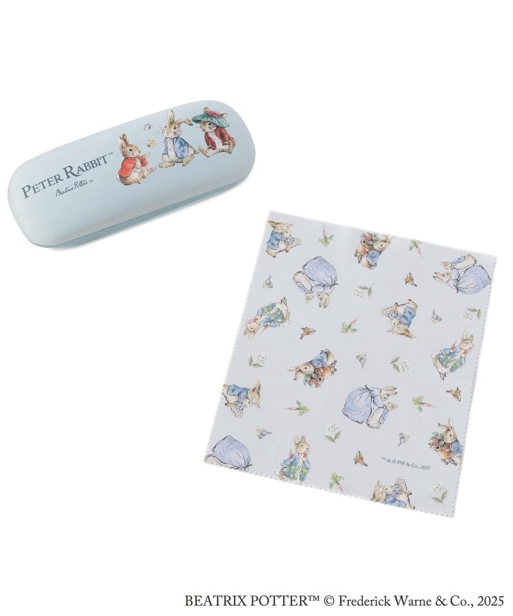 ワンズテラス(one'sterrace)の【先行販売】ピーターラビット(TM) メガネケース グリーン(922)