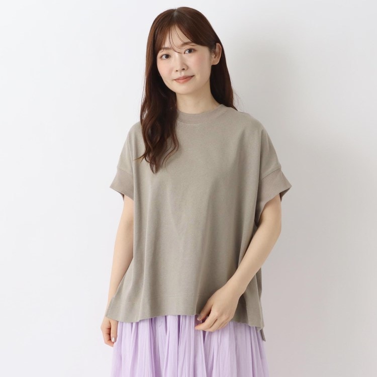 ワンズテラス(one'sterrace)の【リンネル7月号掲載】ヘビーウェイト 天竺半袖プルオーバー カットソー