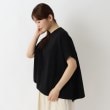 ワンズテラス(one'sterrace)の【リンネル7月号掲載】ヘビーウェイト 天竺半袖プルオーバー ブラック(919)