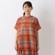 ワンズテラス(one'sterrace)のチェック後ろ開きブラウス1