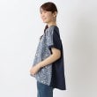 ワンズテラス(one'sterrace)の花柄プリントコンビフレンチスリーブプルオーバー12