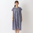 ワンズテラス(one'sterrace)の花柄PT フレンチスリーブ 前開きワンピース1