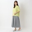 ワンズテラス(one'sterrace)のインディゴ染め 8分丈タックフレアパンツ13