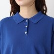 ワンズテラス(one'sterrace)の強撚コットン 5分袖ニットポロプルオーバー4