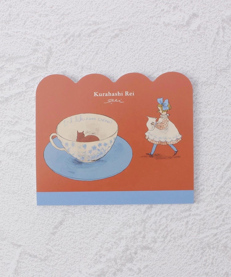 ワンズテラス(one'sterrace)の◆【先行販売】くらはしれい ダイカットメモ レッド(962)