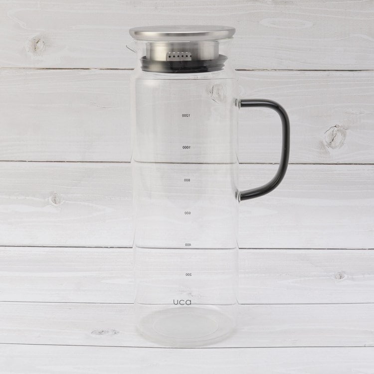 ワンズテラス(one'sterrace)のLOG 耐熱ガラスウォータージャグ 1.4L 調理器具
