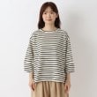 ワンズテラス(one'sterrace)のボーダー 袖切替プルオーバー1