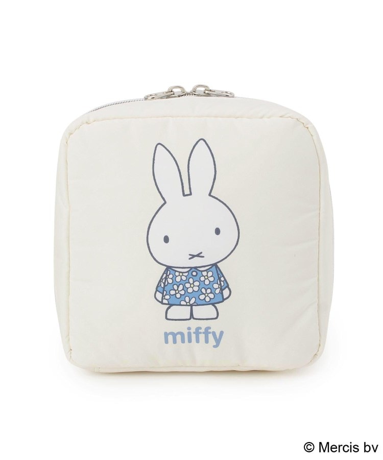 ワンズテラス(one'sterrace)のDick Bruna miffy たっぷりポーチ ブルードレス アイボリー(904)