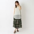 ワンズテラス(one'sterrace)の異素材切替 裾ラウンド タンクトップ19