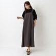 ワンズテラス(one'sterrace)の【リンネル7月号掲載】麻混ベアワンピース チャコールグレー(913)