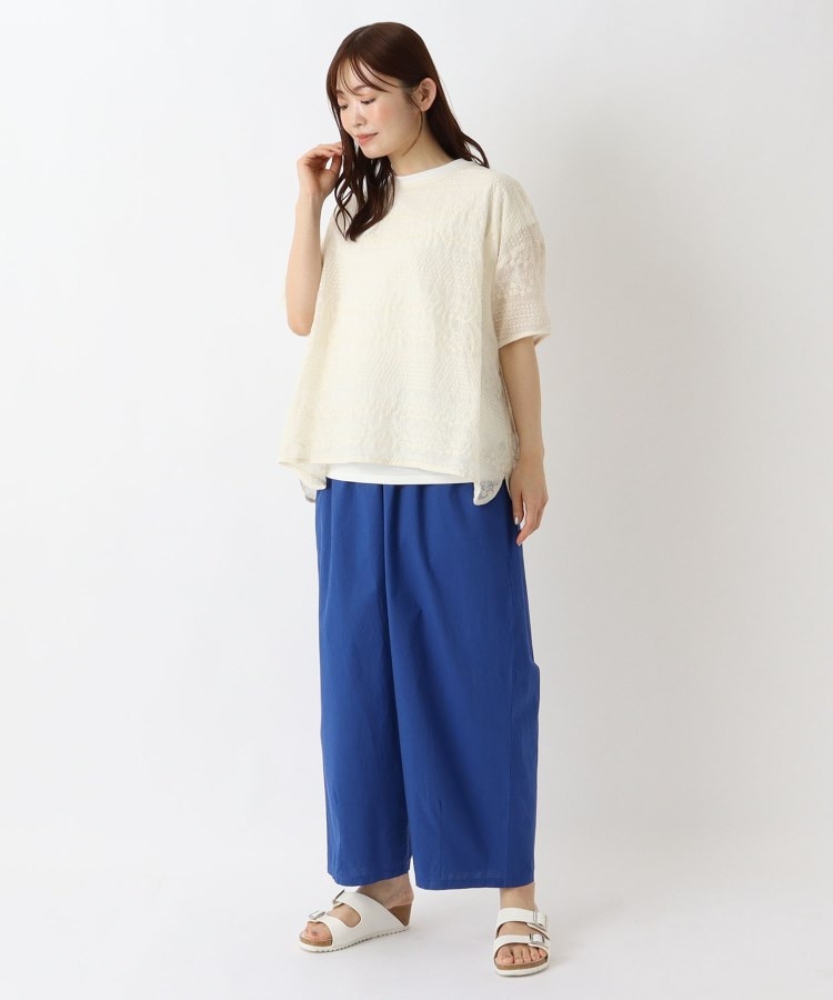 ワンズテラス(one'sterrace)の総刺繍 半袖ブラウス14