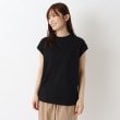 ワンズテラス(one'sterrace)の汗じみ防止加工 ノースリーブプルオーバー ブラック(919)