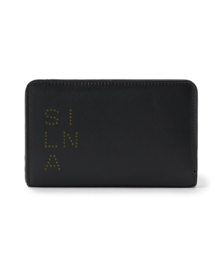 シルナ(シルナ)の＜SILNA＞ショートウォレット 2つ折り　牛革 ブラック(019)