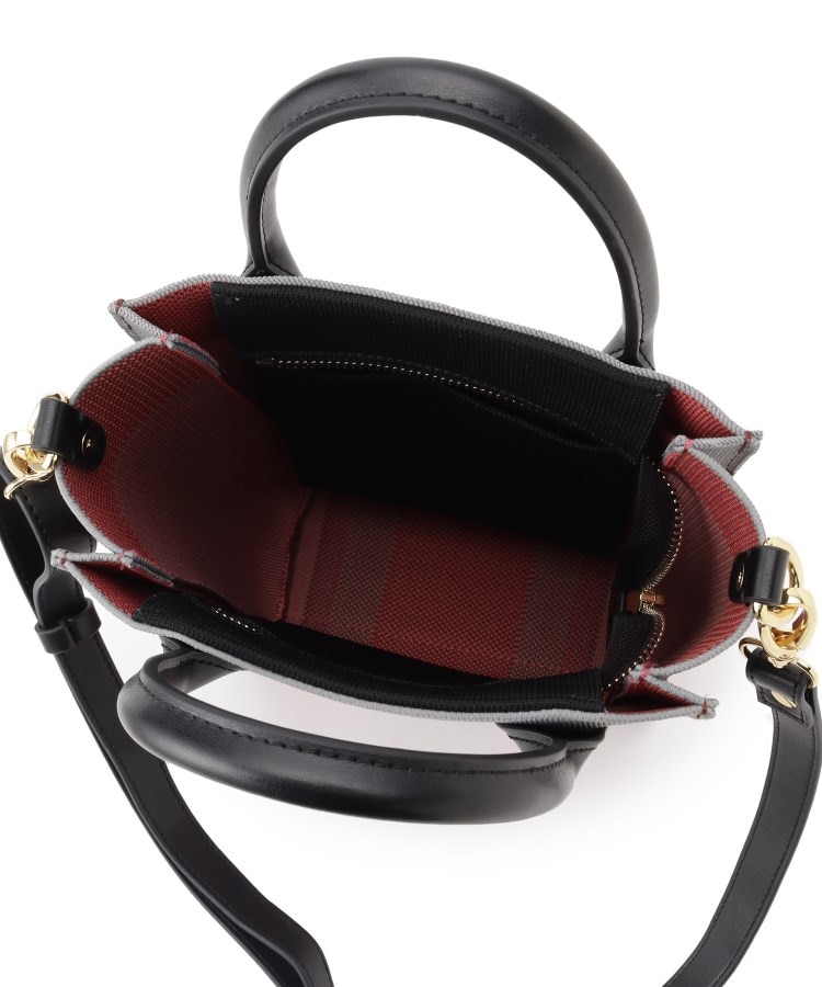 シルナ(シルナ)の＜SILNA＞ニット2WAYカラーブロックトミニトートバッグ5