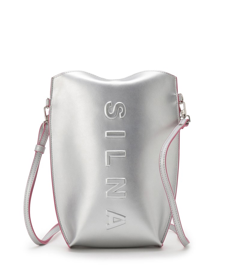 シルナ(シルナ)の＜SILNA＞マルチケース ショルダーポシェット シルバー(006)