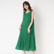 ポルト(PORTE)のワンピース 綿ボイル 2WAY パネル グリーン(023)