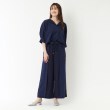 ポルト(PORTE)の麻調×リブ切替ワイド17