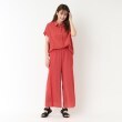 ポルト(PORTE)の麻調シアーバックVギャザー17
