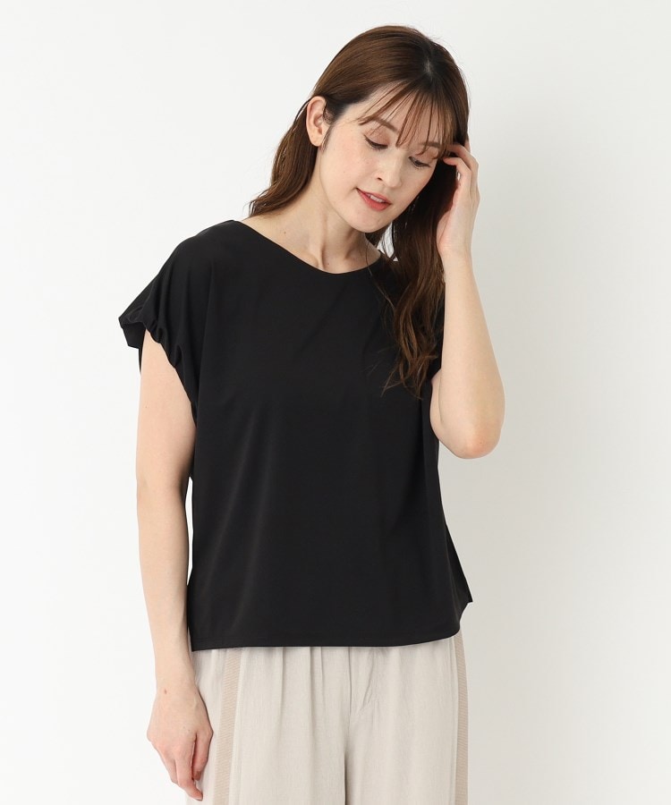 ポルト(PORTE)のジャージーVネックタックスリーブ16