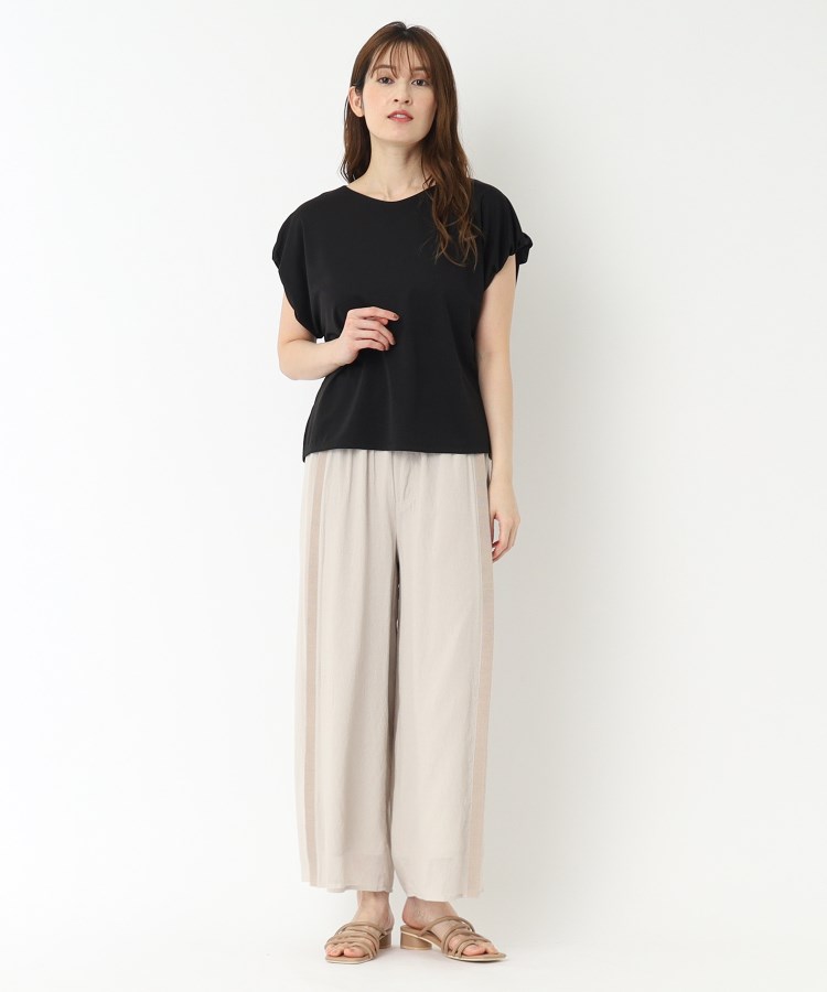ポルト(PORTE)のジャージーVネックタックスリーブ18