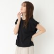 ポルト(PORTE)のジャージーVネックタックスリーブ ブラック(019)