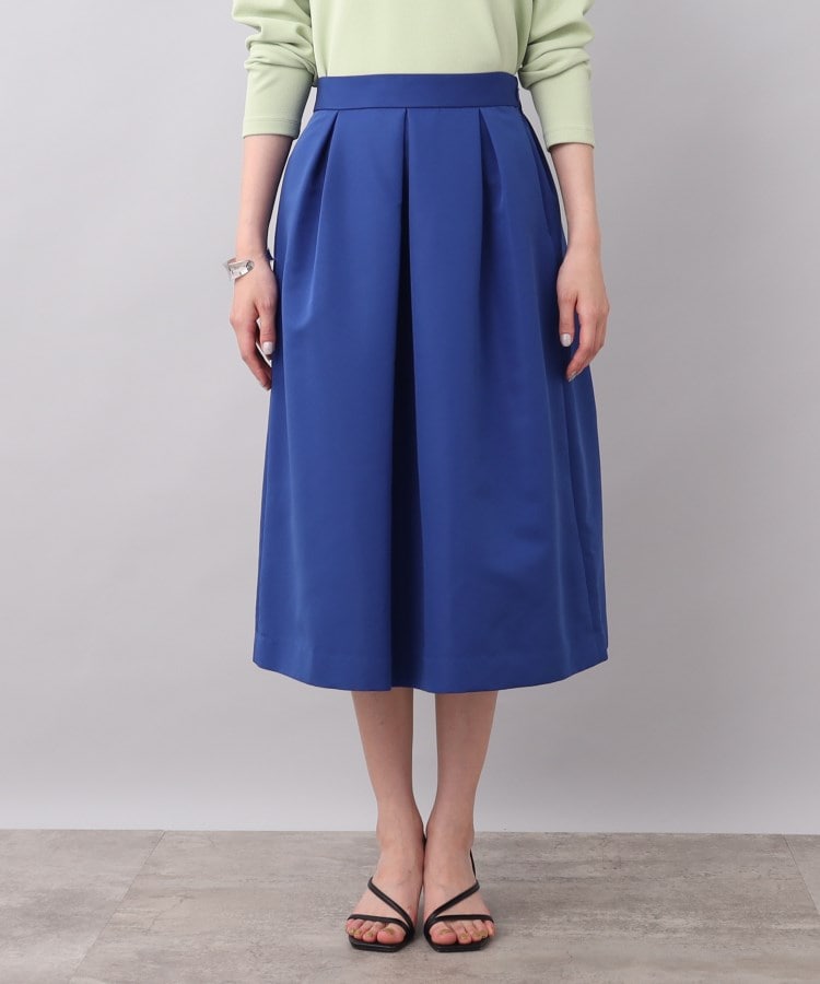 UNTITLED  アンタイトル ロングフレアスカート  サイズ2  M ブルー