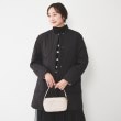 アンタイトル(UNTITLED)のダイヤ柄キルティングコート ブラック(019)