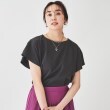 アンタイトル(UNTITLED)のシルケットスムース フレンチスリーブプルオーバー16