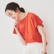 アンタイトル(UNTITLED)のシルケットスムース フレンチスリーブプルオーバー25